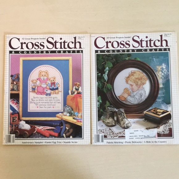 1987-89 Lot of 8 Cross Stitch & Country Crafts Magazines Vintage (Better Homes) - Picture 8 of 9